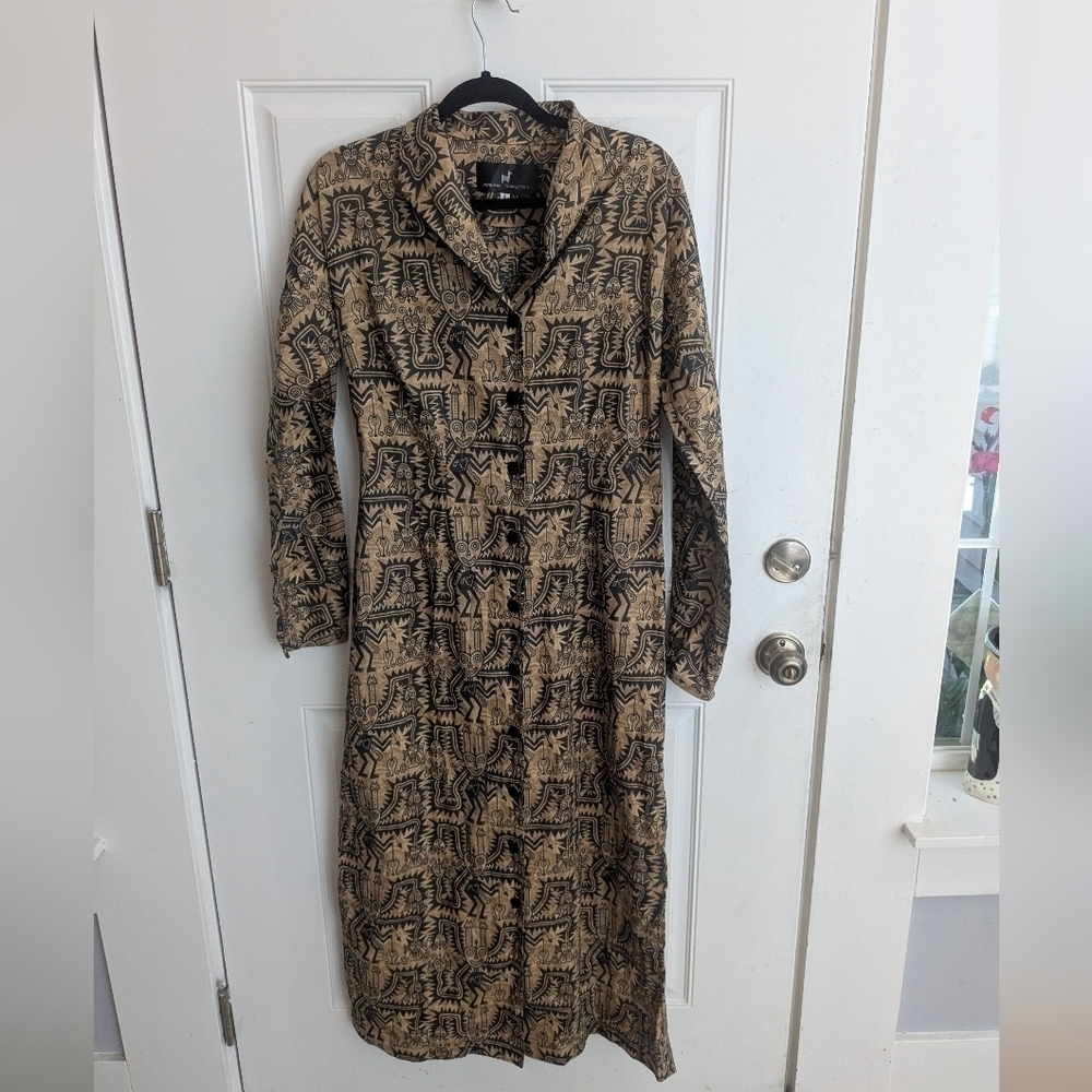 Peruvian Connection Aztec Print Maxi Dress - Picture 2 of 6